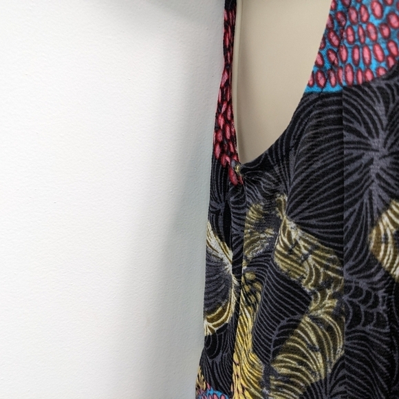 Endless Knot Art Nylon Slip Dress Sz M - Picture 6 of 8